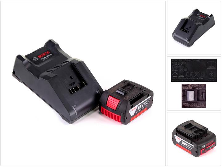 Bosch Professional Bosch Starter Set 18V mit 1x GBA Akku 3,0Ah + GAL 18V-40 Ladegerät (18 V)