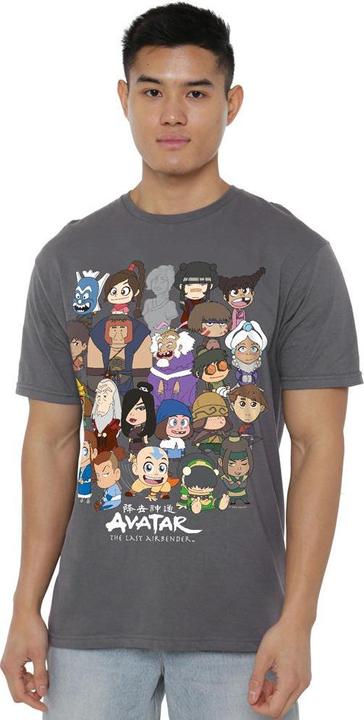 Actual product image Avatar: The Last Airbender Mens Chibi Group T-Shirt (L)