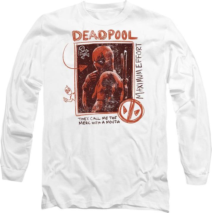 Immagine prodotto Deadpool & Wolverine Maximum Effort Maglietta Deadpool Adulto Unisex (L)