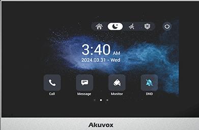 Image du produit Akuvox Console intérieure SIP avec écran tactile 7", Wifi et Bluetooth (version Android) C316W (Ethernet, WiFi)