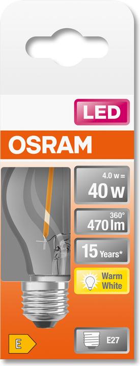 Actual product image Osram Star Classic P (E27, 40 W, 470 lm, 1 x, E)