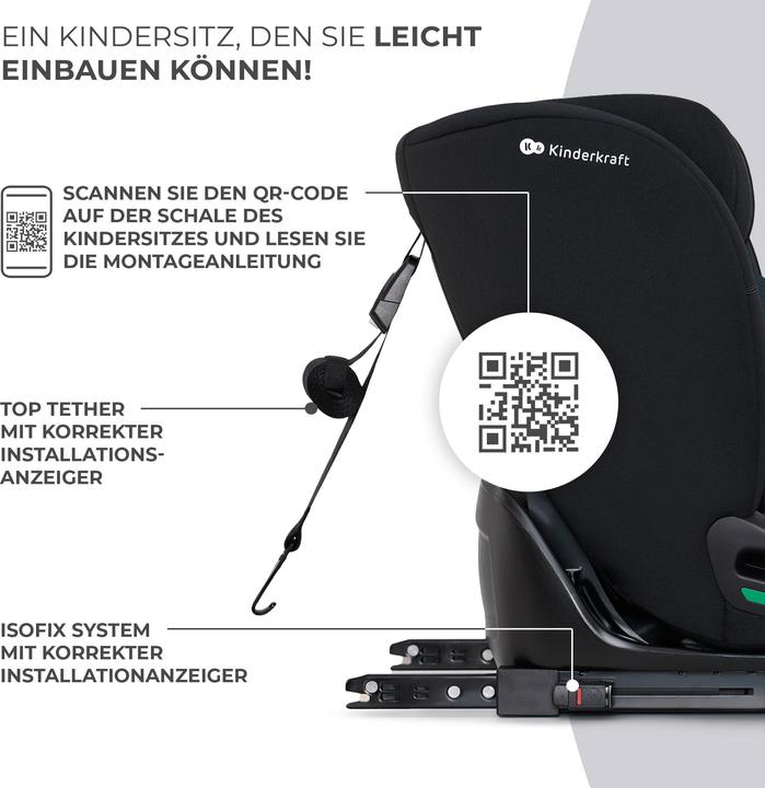 Produktbild KinderKraft Oneto3 (Kindersitzerhöhung, ECE R129/i-Size Norm)