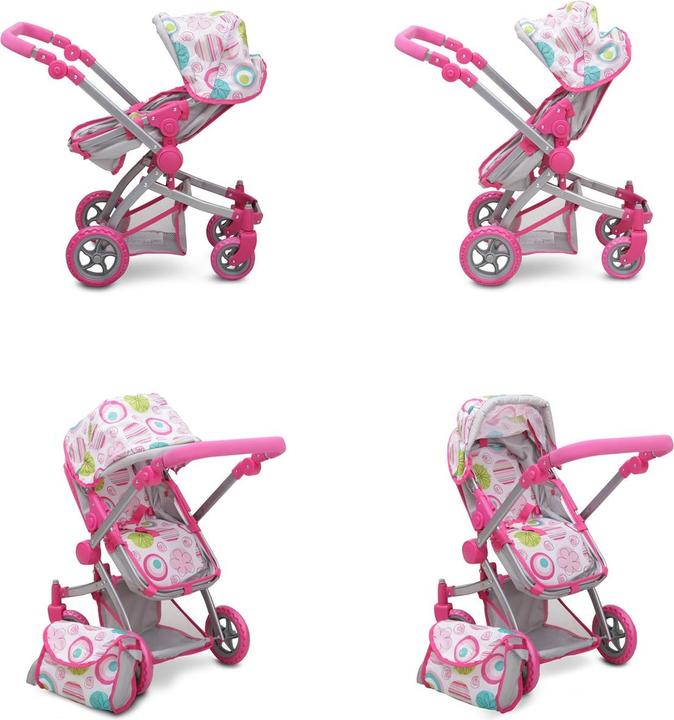 Immagine prodotto Moni Carrozzina per bambole Nano rosa Rose 9651B