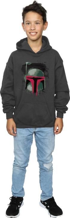 Immagine prodotto Star Wars Boba Fett Helmet Felpa con Cappuccio Ragazzi (140, 146)