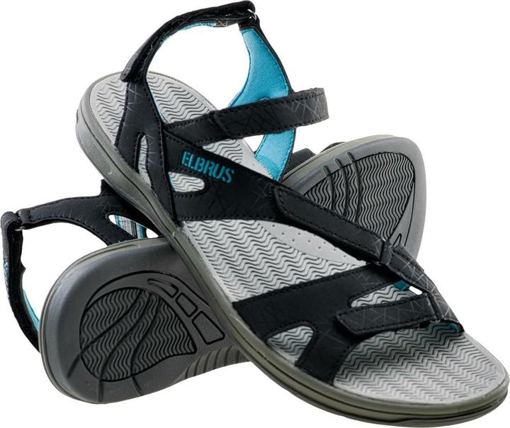 Produktbild Elbrus Damensandale Laren Schwarz/Hellblau 36 (36)