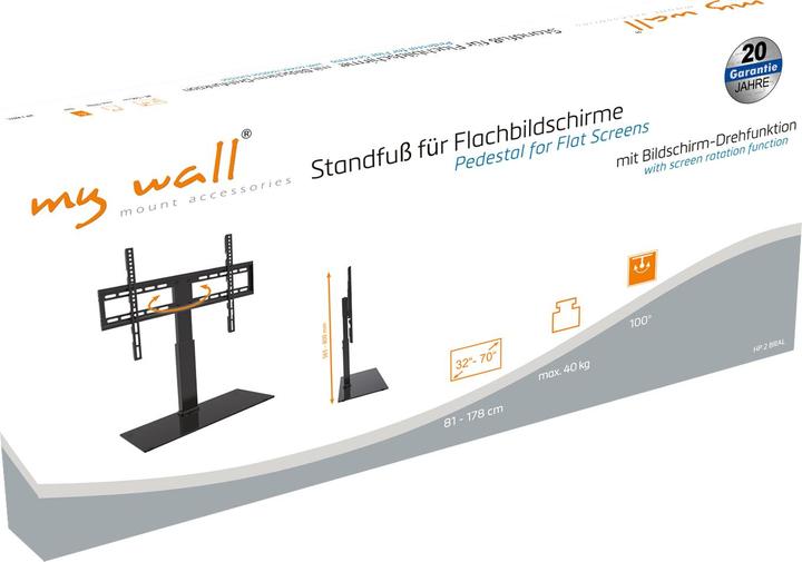 Image du produit myWall HP2BRA (Universel, 70", 40 kg)