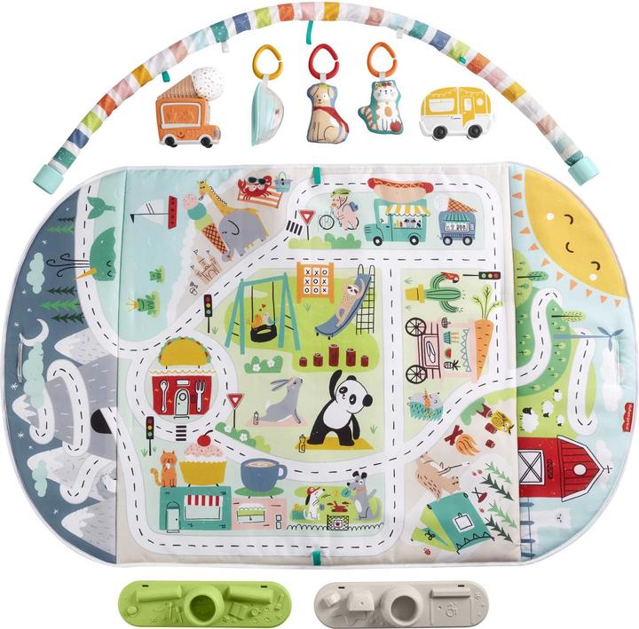 Actual product image Fisher-Price Activity City Gym to Jumbo Play Mat
