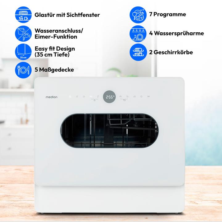 Produktbild Medion LIFE® Tischgeschirrspüler DWT51 (MD 37766)