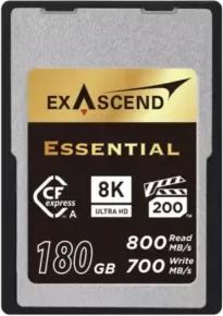 Produktbild Exascend CFexpress Card Type A 180GB R800/W700 Essential Serie (Neuheit) (180 GB, CFexpress Typ A)