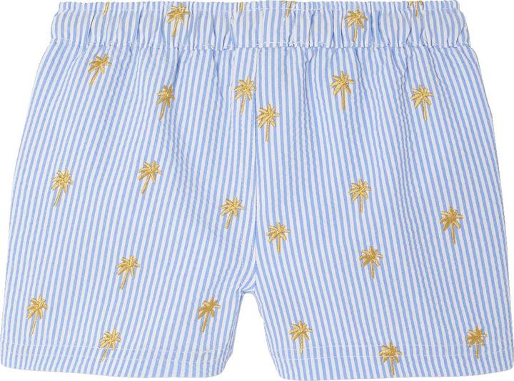 Actual product image Vertbaudet Jungen Baby Badeshorts mit Streifen und Palmen (80)