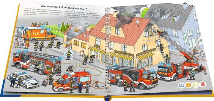 Image du produit tiptoi Livre Pompiers (Français, Collectif, 2023)