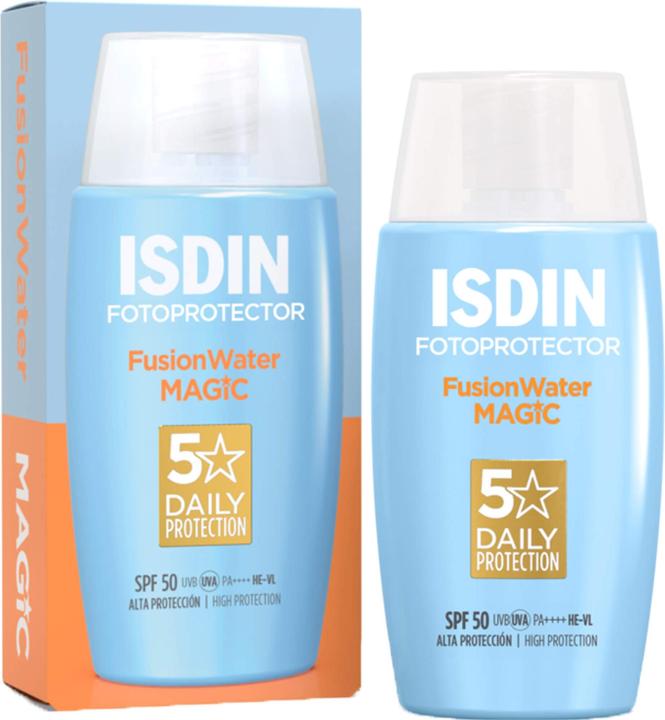 Actual product image Isdin Fusion Water (Suntan cream, SPF 50, 50 ml)