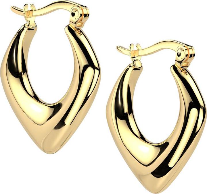 Image du produit Star Piercing Ohrring vergoldet Diamant (sans laiton, Acier chirurgical 316L)