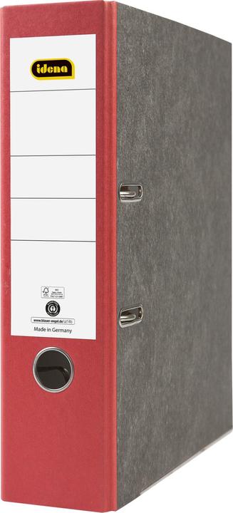 Image du produit Idena Classeur A4 rouge 8cm Marbre Nuageux FSC-Mixte (A4, 80 mm, 1 pièce(s))