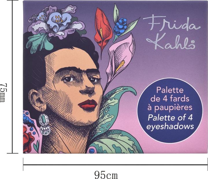 Actual product image Take Care Frida Karlo eyeshadow palette 4 colours