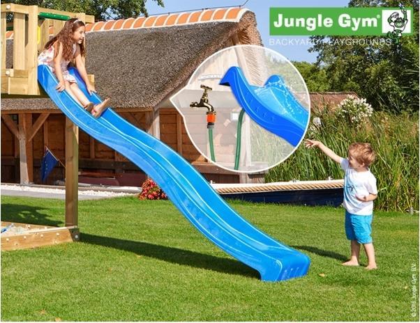 Jungle Gym Wellenrutsche lang Blau