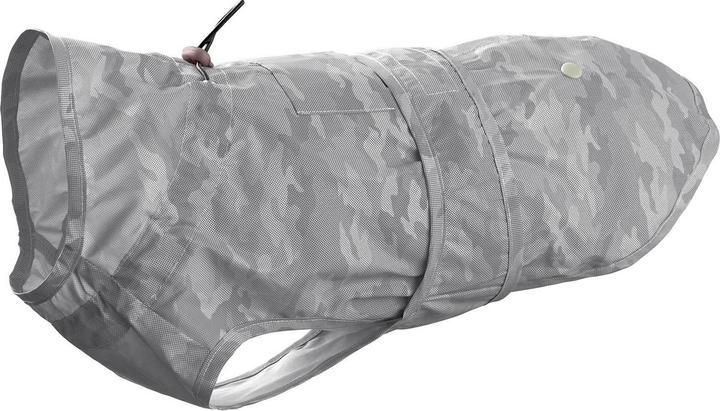 Actual product image Hunter Mackintosh Huka to go for dogs silver 65 (65, Dog raincoat)