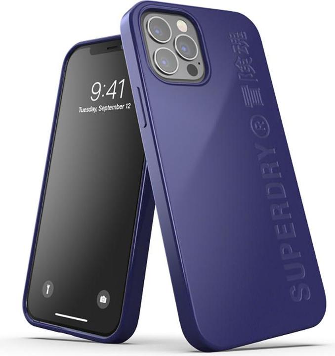 Actual product image Superdry Snap iPhone 12/12 Pro Compostab le dark blue (Apple iPhone 12 Pro, Apple iPhone 12)