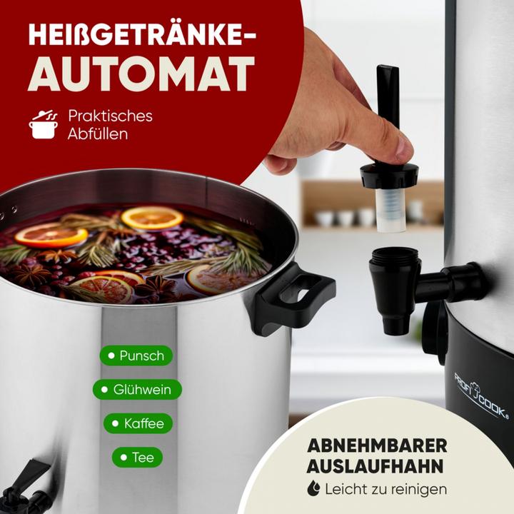 Immagine prodotto Proficook Profi Cook PC-EKA 1283 inox 501283 Macchina per bollire/bevande calde argento (32 l)