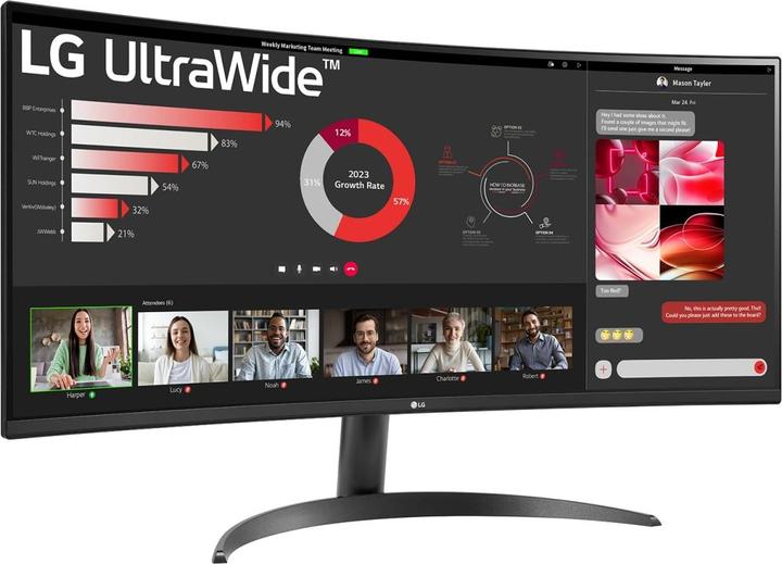 Productafbeelding LG UltraWide 34WR50QC-B (3440 x 1440 pixels, 34")