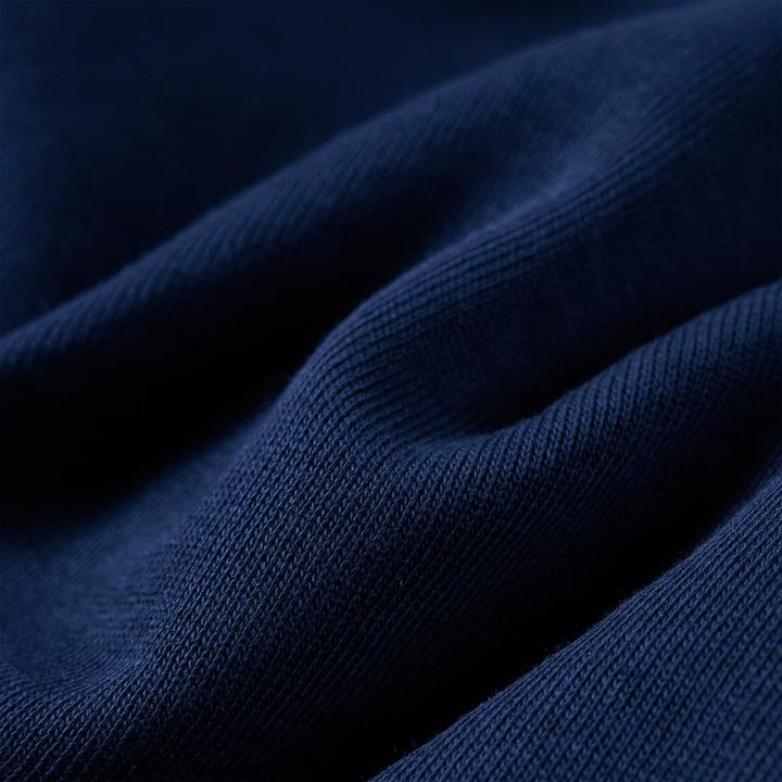 Actual product image VidaXL Kids hoodie navy blue 128,Material: 92 (128)