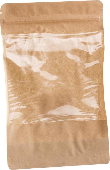 Produktbild Efco Doypack Standbodenbeutel mit Fenster, Kraftpapier, 25 Stück (Geschenkbox, 25 x)
