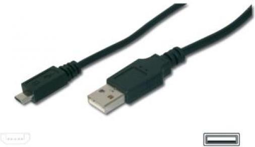 Produktbild Digitus USB A – USB Micro B (1 m, USB 2.0, 2.50 W)