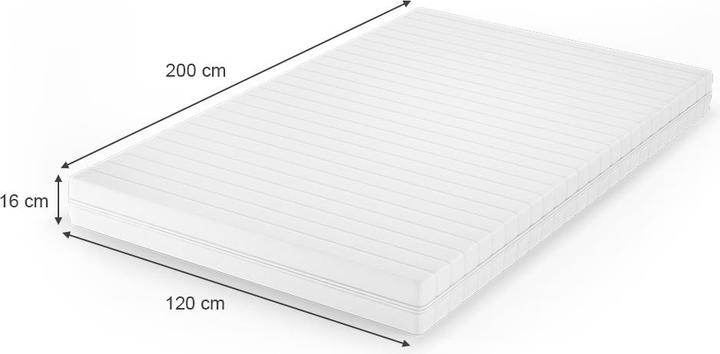 Image du produit VitaliSpa Foamy (120 x 200 cm, Noyau de mousse)