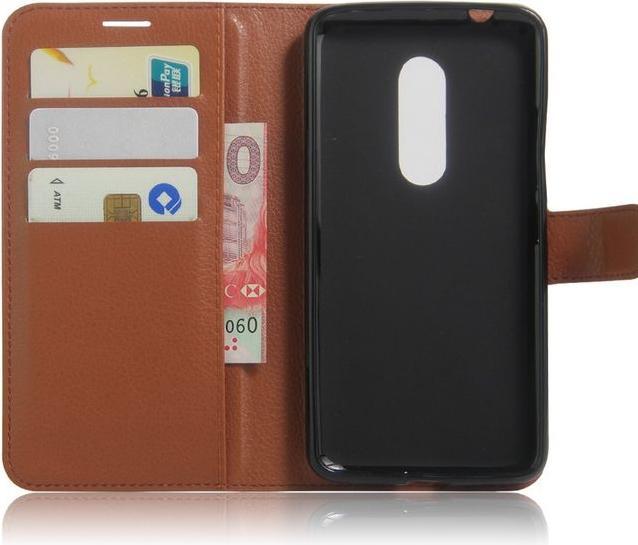 Image du produit MU Classic Couverture en cuir avec texture litchi (ZTE Axon 7)