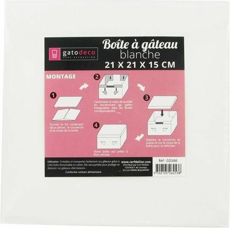 Immagine prodotto Patisdécor Scatola per torte da 20 cm