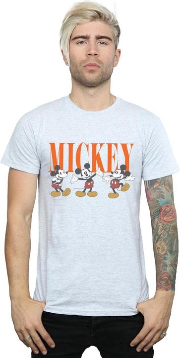 Actual product image Disney Mens Mickey Mouse Poses T-Shirt (5XL)