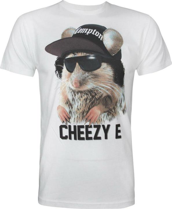 Actual product image Goodie Two Sleeves Mens Cheezy E T-Shirt (XL)