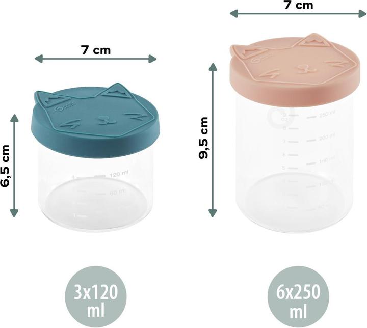 Immagine prodotto Babymoov Set di ciotole Isy 6 x 250 ml + 3 x 120 ml