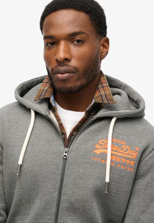 Actual product image Superdry Sweat jacket Casual Comfortable fit Neon VI Graphic Ziphood (S)