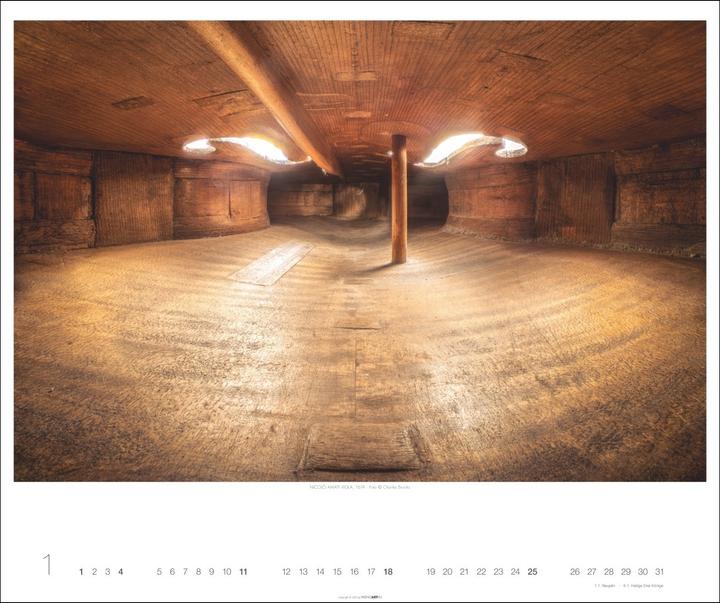 Immagine prodotto Architecture in Music Kalender 2026 - Musikinstrumente von innen (55 x 46 cm, Tedesco)