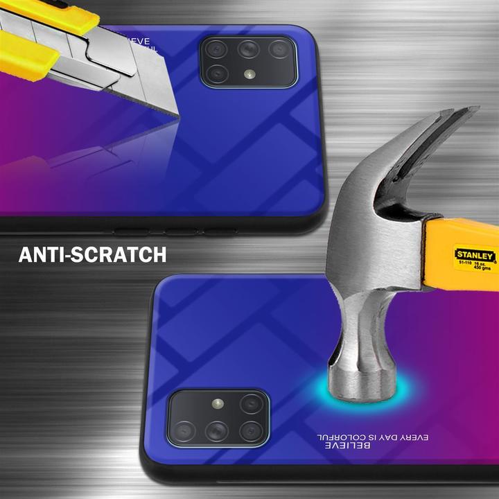 Produktbild Cadorabo TPU 2 Farben Glas Cover (Samsung Galaxy A71)