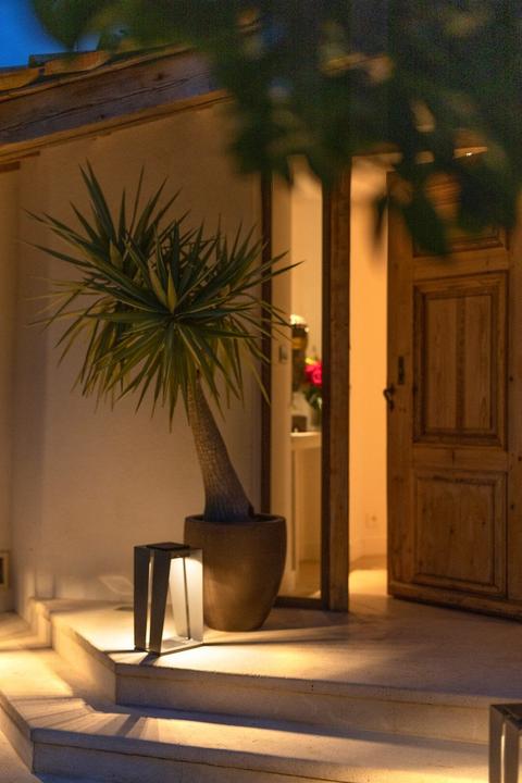 Image du produit Les Jardins Skaal Lanterne solaire petit modèle Alu 500 lumens (500 lm)