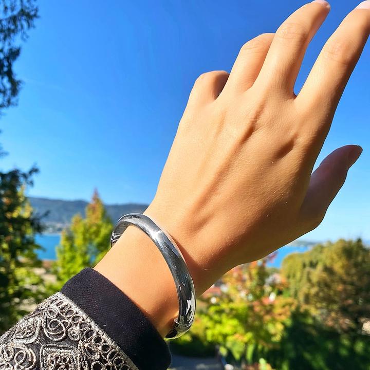 Actual product image Candy Baja Bangle, 925 Sterling Silver (925 Sterling silver)