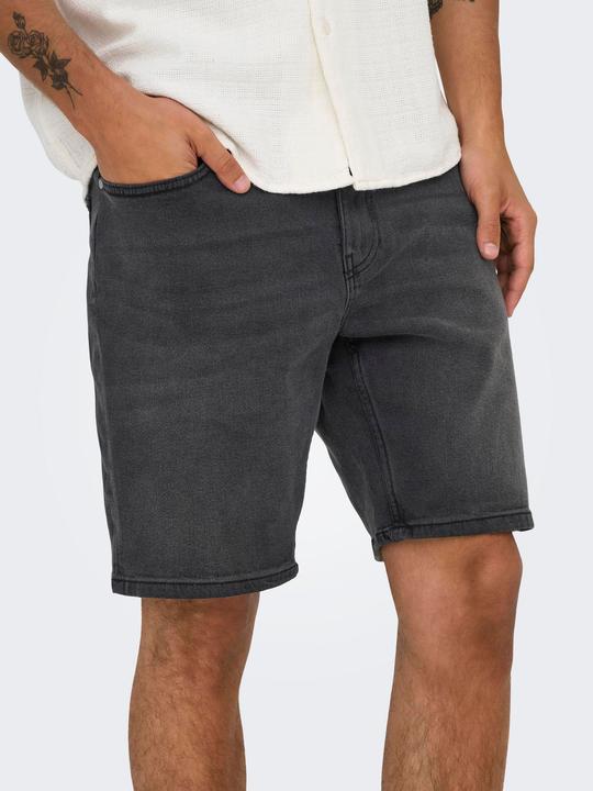 Actual product image Only & Sons ONSWEFT Normal geschnitten Shorts Jeans-Shorts (L)