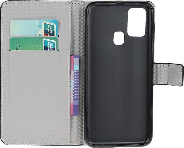 Produktbild MU Style Leder Hülle mit Muster (Samsung Galaxy A21s)