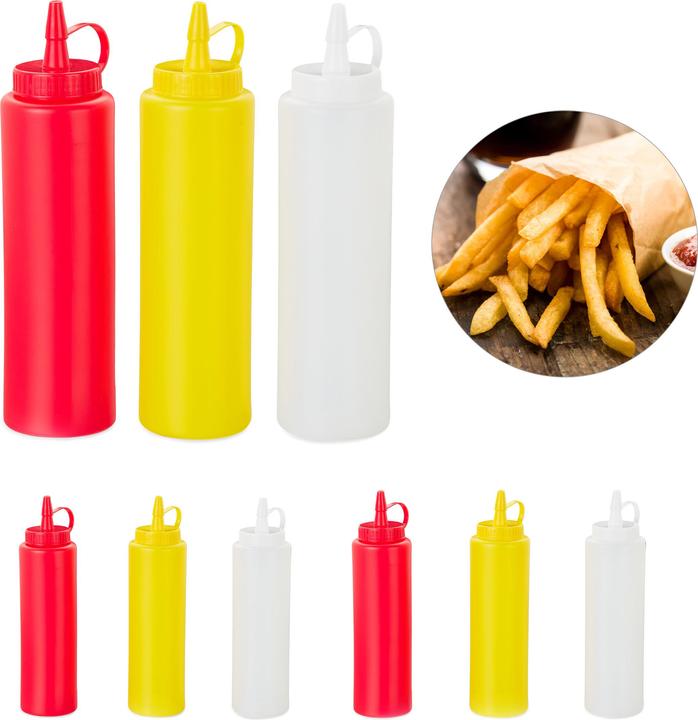 Actual product image Relaxdays Squeeze Bottle