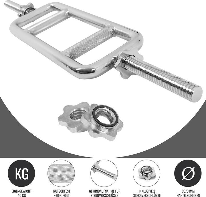 Actual product image Gorilla Sports Triceps trainer