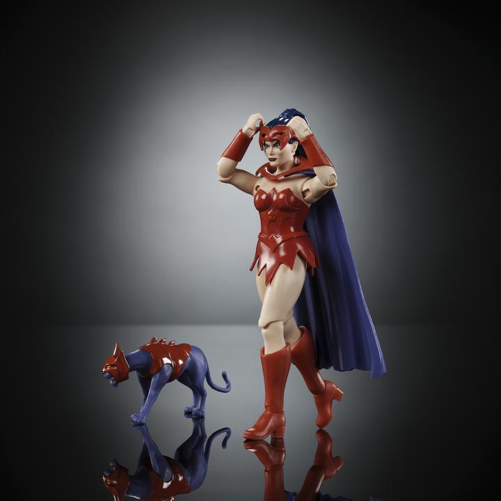 Actual product image Mattel M.o.t.U. Origins Core Cartoon Collection Catra