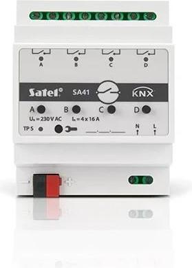 Produktbild Satel KNX 4-Kanal-Schaltaktor KNX-SA41 (Schaltaktor)