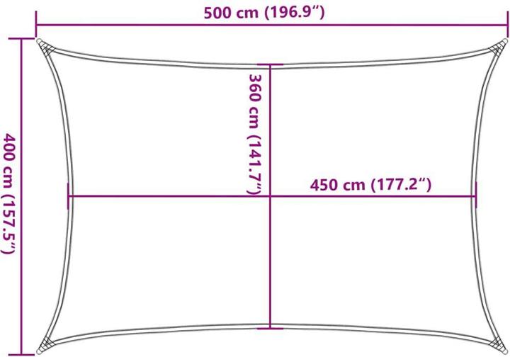 Actual product image VidaXL Awning (4 x 5 m)