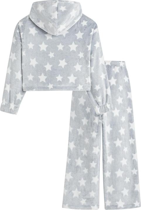 Produktbild La Redoute Collections Fleece-Pyjama mit Sternenmuster (158)