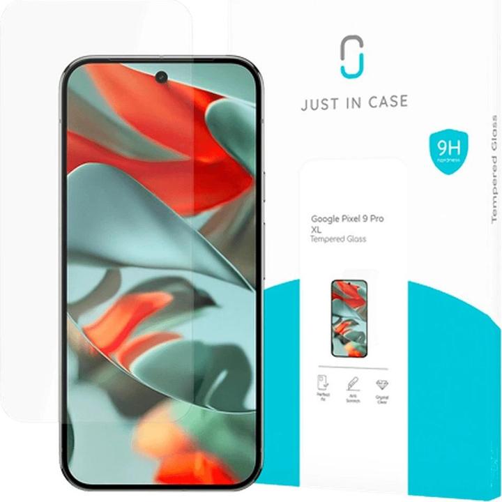 Produktbild Just in Case Gehärtetes Glas Clear Displayschutzfolie Google Pixel 9 Pro XL (1 Stück, Google Pixel 9 Pro XL)