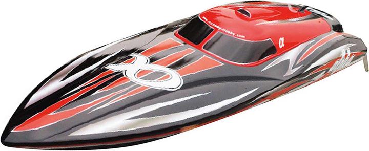 Actual product image Joysway Alpha Red ARTR professional racing boat