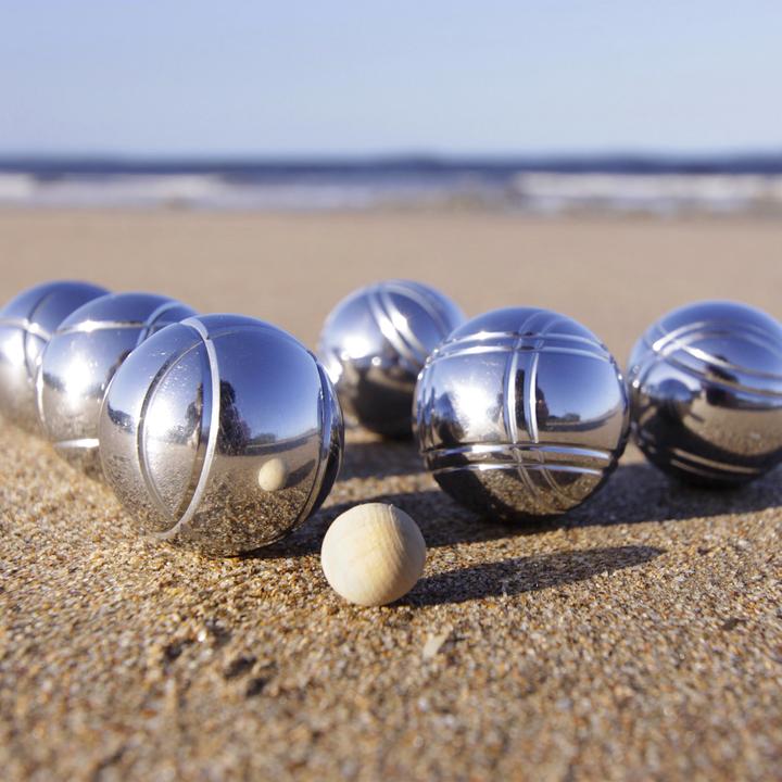 Actual product image Relaxdays Boule Set 6 Balls (6 x, 70 mm)