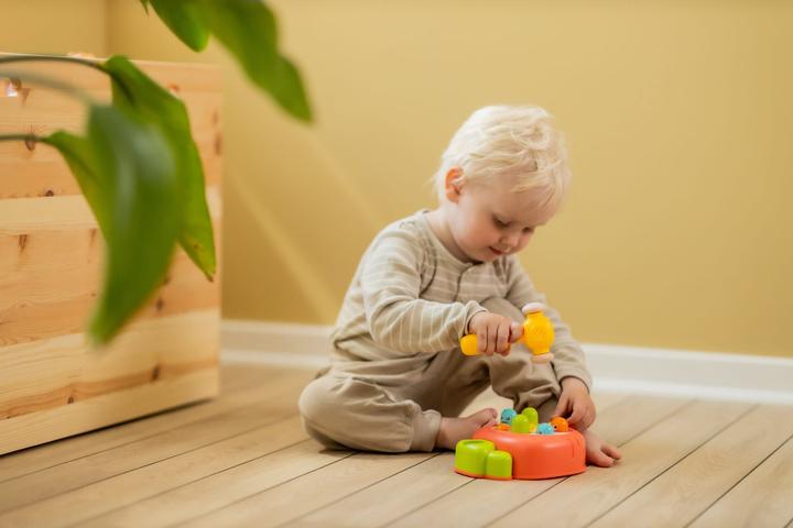 Actual product image Scandinavian Baby Products Hammering toy - Whack a mole